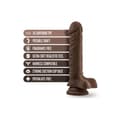 Miniatyrbild 6 av 7: Realistisk dildo Blush Dr Skin TPE Ø 4 cm (17,7 cm)