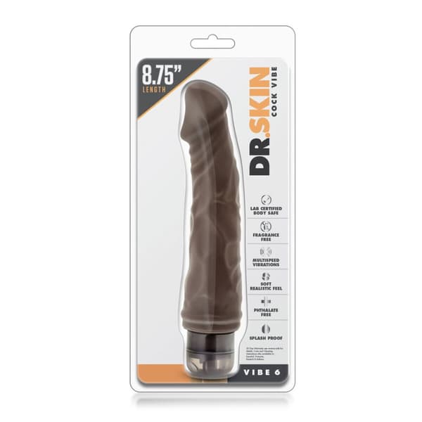 Realistisk dildo Blush Dr Skin PVC Ø 4,7 cm (17,7 cm) (21,5 cm)