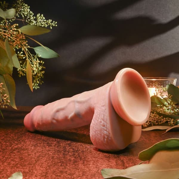 Realistisk dildo Evolved PVC Ø 4 cm