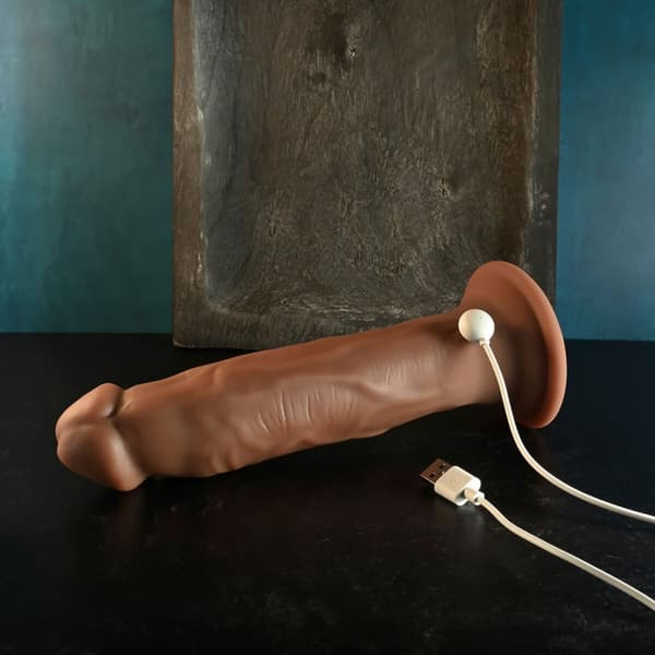 Realistisk dildo Evolved Silikon ABS Ø 4,5 cm (17,8 cm)