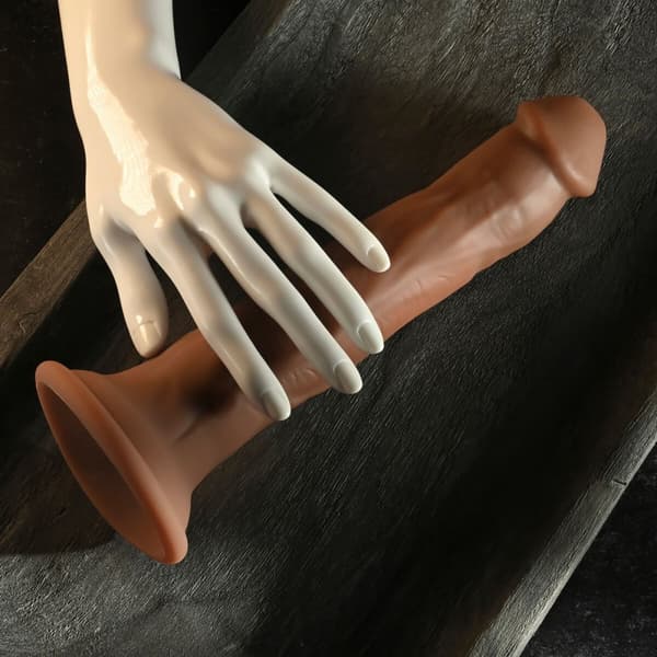 Realistisk dildo Evolved Silikon ABS Ø 4,5 cm (17,8 cm)