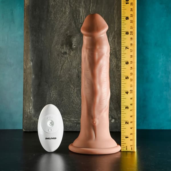Realistisk dildo Evolved Silikon ABS Ø 4,5 cm (17,8 cm)