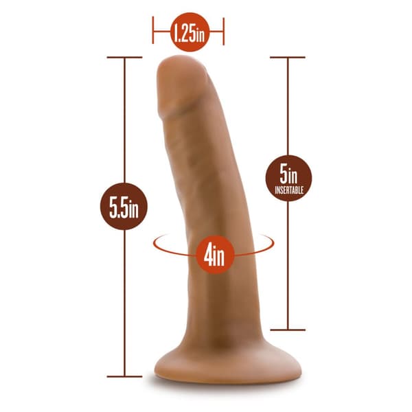 Realistisk Dildo Blush Dr Skin PVC Ø 3,2 cm