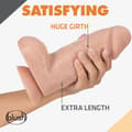 Miniatyrbillede 3 af 11: Realistisk Dildo Blush Dr Skin PVC Ø 8 cm (17,1 cm)