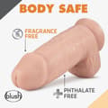 Miniatyrbillede 5 af 11: Realistisk Dildo Blush Dr Skin PVC Ø 8 cm (17,1 cm)