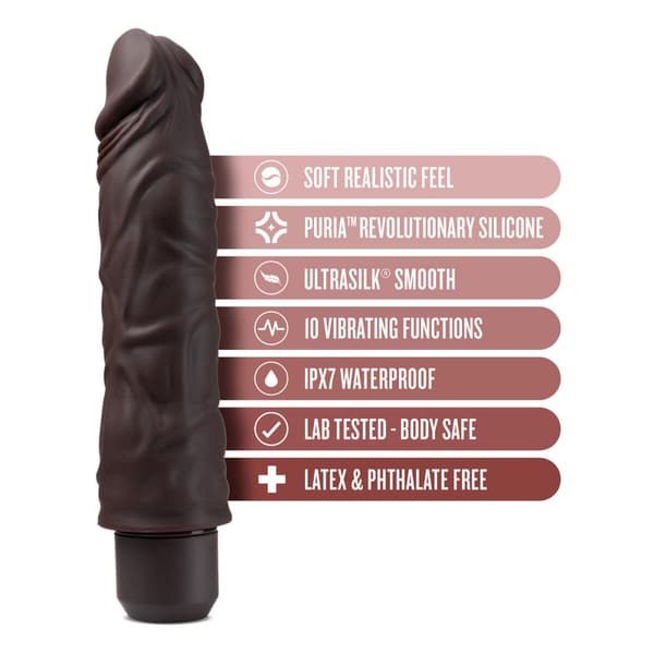 Realistisk Dildo Blush Dr Skin Silikone ABS Ø 5 cm (17,7 cm) (21,5 cm)