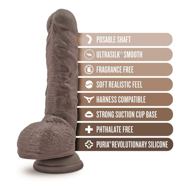 Realistisk Dildo Blush Dr Skin Silikone Ø 4,5 cm (16,5 cm)