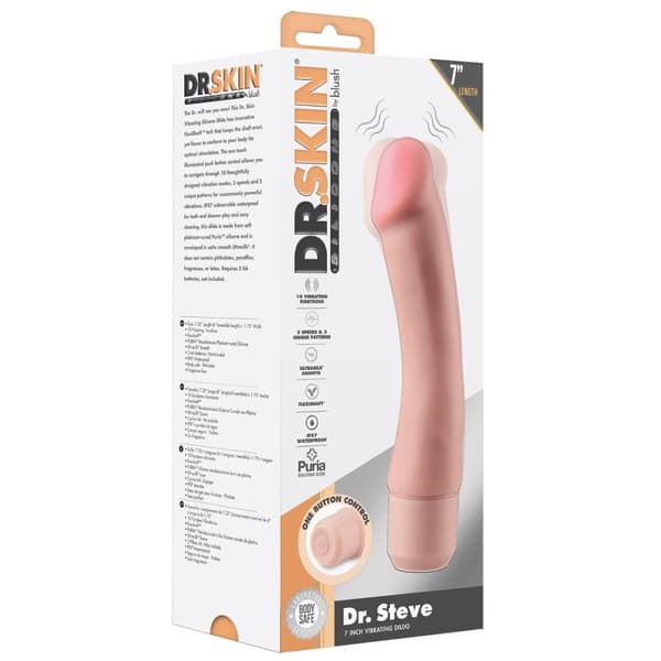 Realistisk Dildo Blush Dr Skin Silikone ABS Ø 4 cm