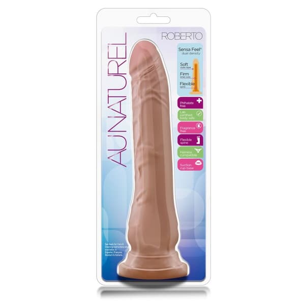 Realistinen dildo Blush Au Naturel TPE Ø 4,6 cm