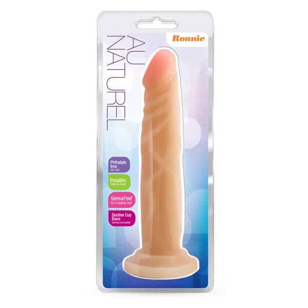 Realistinen dildo Blush Au Naturel TPE Ø 3,7 cm (17,7 cm)