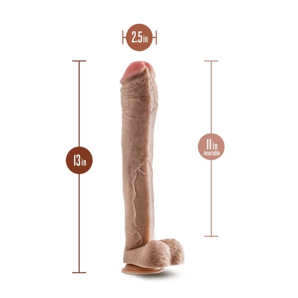 Realistinen dildo Blush Dr Skin PVC Ø 5 cm