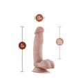 Pikkukuva 3 / 8: Realistinen dildo Blush Dr Skin PVC Ø 3,8 cm (13,9 cm)