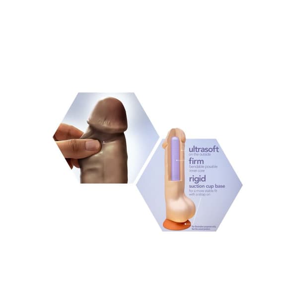 Realistinen dildo Blush Dr Skin TPE Ø 3,4 cm (15,2 cm) (16,5 cm)