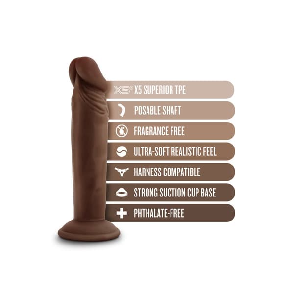 Realistinen dildo Blush Dr Skin TPE Ø 3,4 cm (15,2 cm) (16,5 cm)