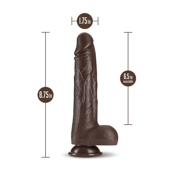 Realistinen dildo Blush Dr Skin Silikoni ABS Ø 4 cm (16,4 cm)