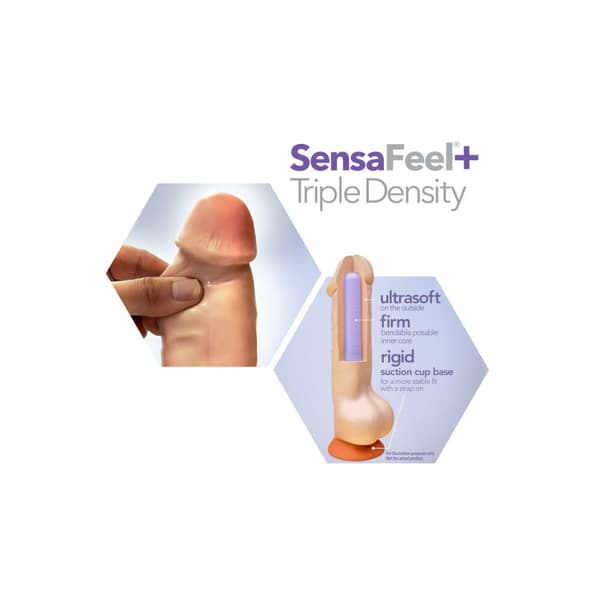 Realistinen dildo Blush Dr Skin TPE Ø 3,8 cm (17,7 cm) (19 cm)