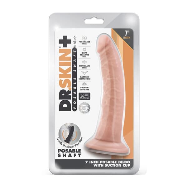 Realistinen dildo Blush Dr Skin TPE Ø 3,8 cm (17,7 cm) (19 cm)