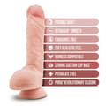 Pikkukuva 5 / 6: Realistinen dildo Blush Dr Skin Silikoni Ø 4,4 cm (16,5 cm)