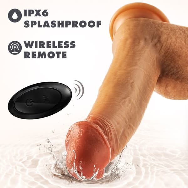 Realistinen dildo Blush Dr Skin Silikoni Ø 4 cm (16,5 cm)