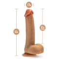 Pikkukuva 9 / 11: Realistinen dildo Blush Dr Skin Silikoni Ø 4 cm (16,5 cm)