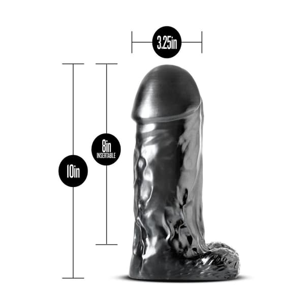 Realistisk dildo Blush Jet PVC Ø 8,2 cm (20,3 cm)