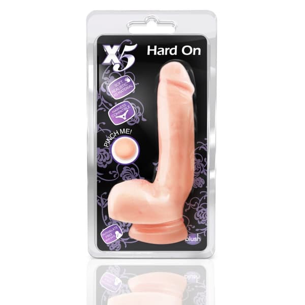 Realistisk dildo Blush X5 TPE Ø 4,8 cm (17,1 cm)