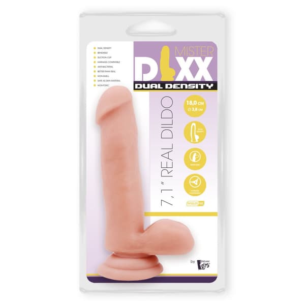 Realistinen dildo Dream Toys Mr Dixx TPE Ø 3,9 cm