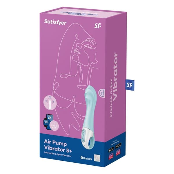 Vibrator Satisfyer Air Pump Vibrator 5 Blå