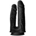 Miniatyrbild 3 av 9: Smekningsapparat Double Penetration Dream Toys Real Love Svart