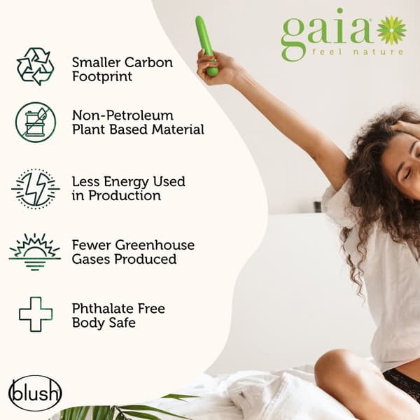 Patronvibrator Blush Gaia Grön
