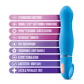 Miniatyrbild 6 av 11: Vibrator Blush Aria Blå
