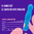 Miniatyrbild 7 av 11: Vibrator Blush Aria Blå