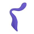 Miniatyrbild 2 av 11: Dubbelvibrator Dual Stimulation Vibe Evolved Purpur