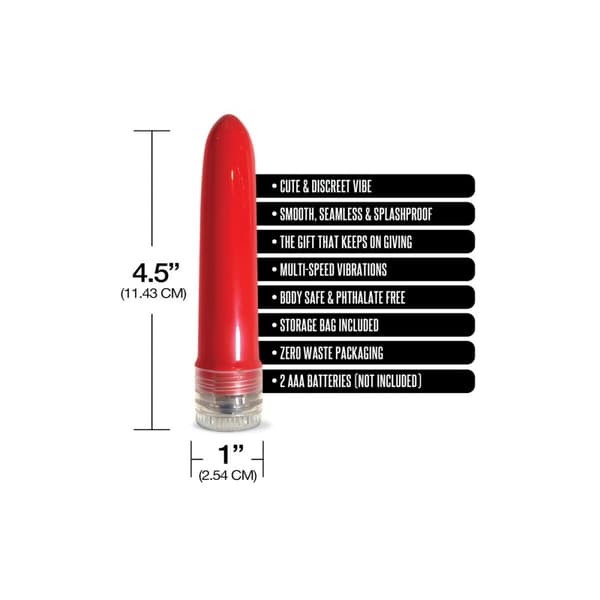 Patronvibrator NS Novelties Pleasure Package Röd