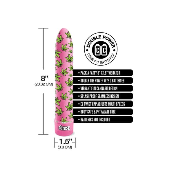Luotivibraattori NS Novelties Stoner vibes Pinkki
