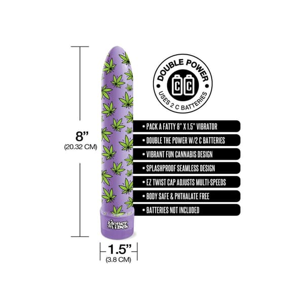 Luotivibraattori NS Novelties Stoner vibes Purppura