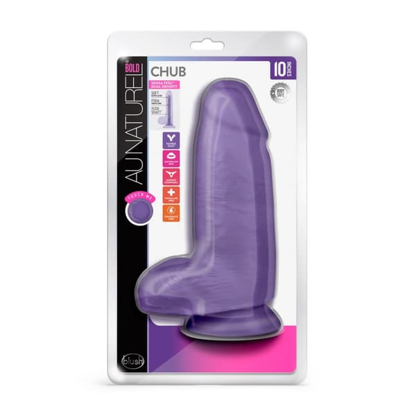 Realistisk dildo Blush Au Naturel TPE Ø 8 cm (17,7 cm)