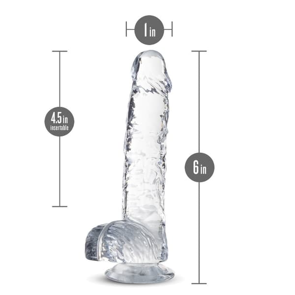 Realistisk dildo Blush Naturally Yours TPE Ø 2,8 cm