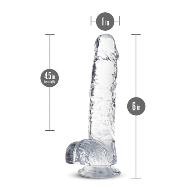 Realistisk dildo Blush Naturally Yours TPE Ø 2,8 cm