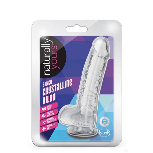 Realistisk dildo Blush Naturally Yours TPE Ø 2,8 cm