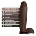 Miniatyrbild 4 av 6: Realistisk dildo Blush Au Naturel TPE Ø 5,8 cm (21,5 cm)