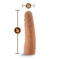 Miniatyrbild 3 av 6: Realistisk dildo Blush Lock On Silikon (17,7 cm)