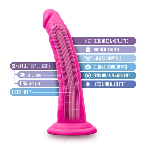 Realistisk Dildo Blush Au Naturel TPE Ø 3,4 cm (17,7 cm)