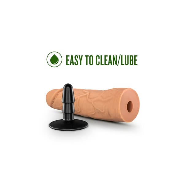 Realistisk Dildo Blush Lock On Silikone (17,7 cm)