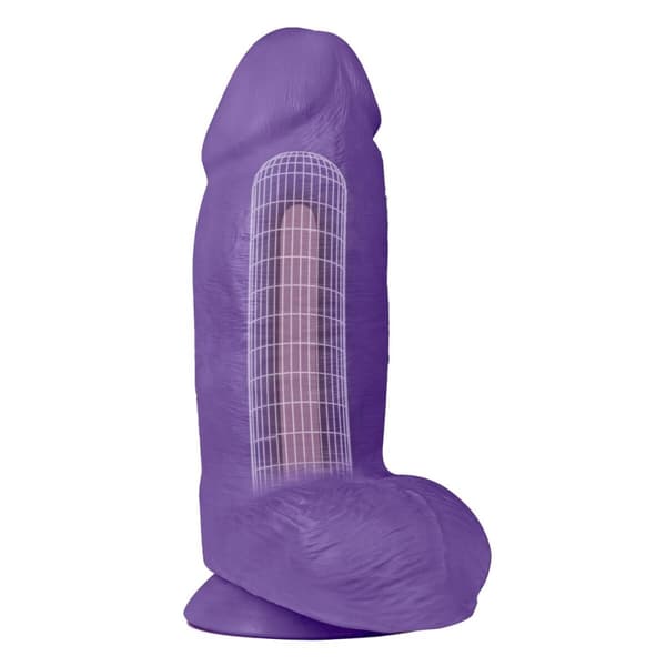 Realistinen dildo Blush Au Naturel TPE Ø 8 cm (17,7 cm)