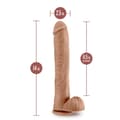 Pikkukuva 5 / 11: Realistinen dildo Blush Au Naturel TPE Ø 6,3 cm