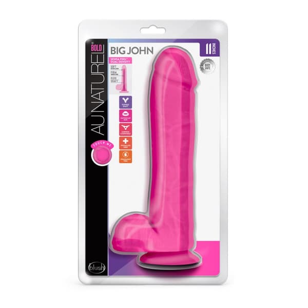 Realistinen dildo Blush Au Naturel TPE Ø 5,5 cm