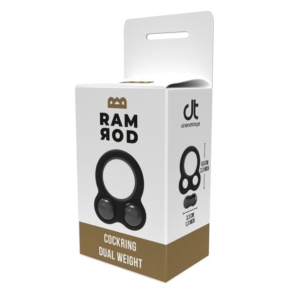 Penisringe Dream Toys Ramrod Sort