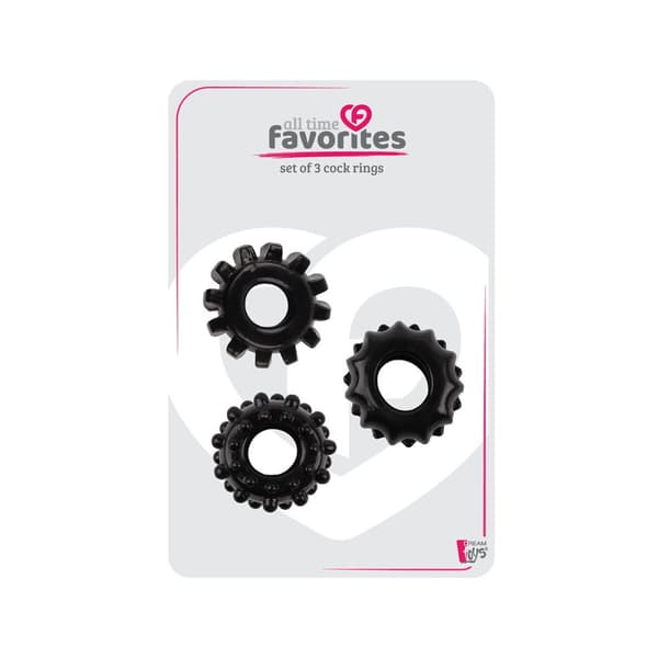 Penisrenkaat Dream Toys All Time Favorites Musta