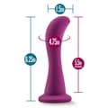 Miniatyrbild 5 av 7: G-spotvibrator Blush Temptasia Purpur
